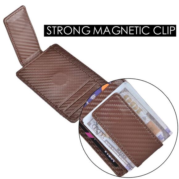 711tC5B0LqL._AC_UY350_.jpg 8424 Money Clip RFID Front Pocket Wallet Leather Slim Minimalist Wallet